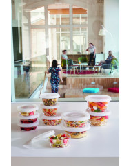 Boîte avec couvercle monté verre trempé Ø 11 cm So Urban Arcoroc