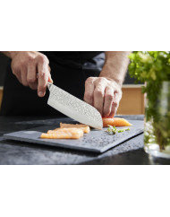 Couteau santoku 18 cm inox POM unie Okito Pro.cooker