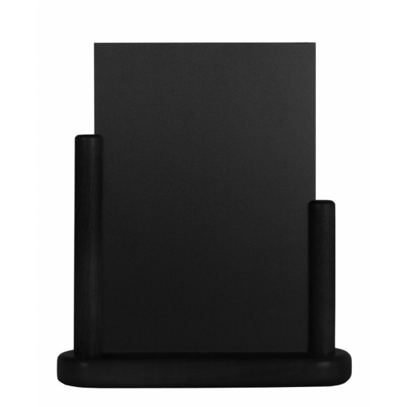 Chevalet de table rectangulaire noir 23x20x6 cm Classique Securit