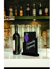 Chevalet de table rectangulaire noir 23x20x6 cm Classique Securit