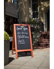 Chevalet de trottoir rectangulaire 139x71,5x66 cm Deluxe Securit