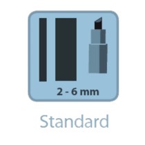 Feutres craie couleurs assorties bleu Securit (4 pièces)