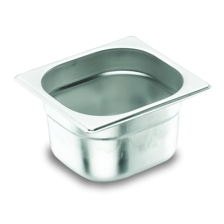 Bac GN 1/6 inox P6,5 cm 1,1 L Lacor