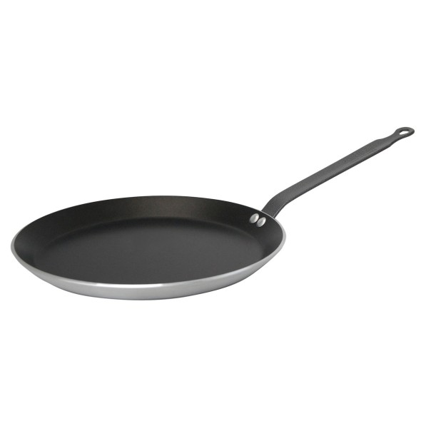 Poêle à crêpe rond aluminium Revêtement anti-adhésif Ø 26 cm Choc Resto Induction De Buyer