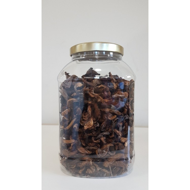 Bolets jaunes secs tubo plastique