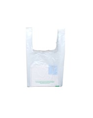 Sac bretelle plastique blanc 600x480 mm (500 pièces)