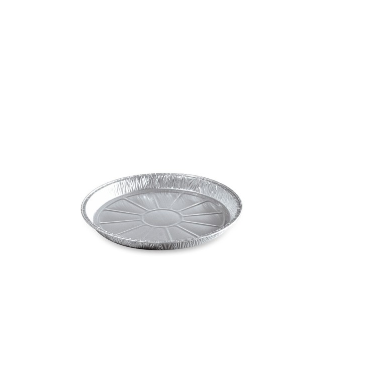 Tourtière rond gris aluminium Ø 21,4 cm 1,9 cm 55 cl (100 pièces)