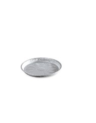 Tourtière rond gris aluminium Ø 21,4 cm 1,9 cm 55 cl (100 pièces)