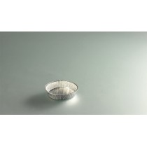 Tourtière rond gris aluminium Ø 10,9 cm 16 cl (100 pièces)