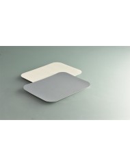 Couvercle pour barquette 68,5CL rectangulaire gris 10,3x19,5 cm 67 cl (100 pièces)