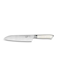 Couteau santoku 18 cm acier plastique unie Damas 67 Deglon
