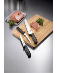 Couteau à désosser 15 cm inox plastique unie Fibrox Victorinox