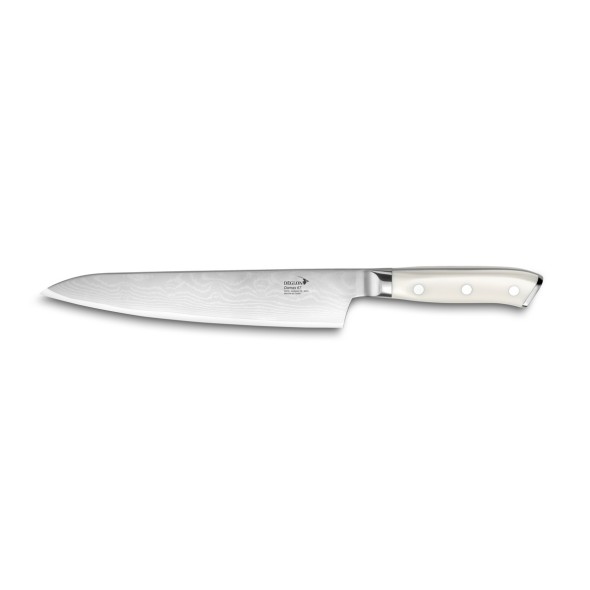 Couteau chef 25 cm acier plastique unie Damas 67 Deglon