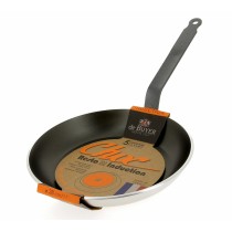 Poêle rond aluminium Revêtement anti-adhésif Ø 36 cm 4,7 cm Choc Resto Induction De Buyer