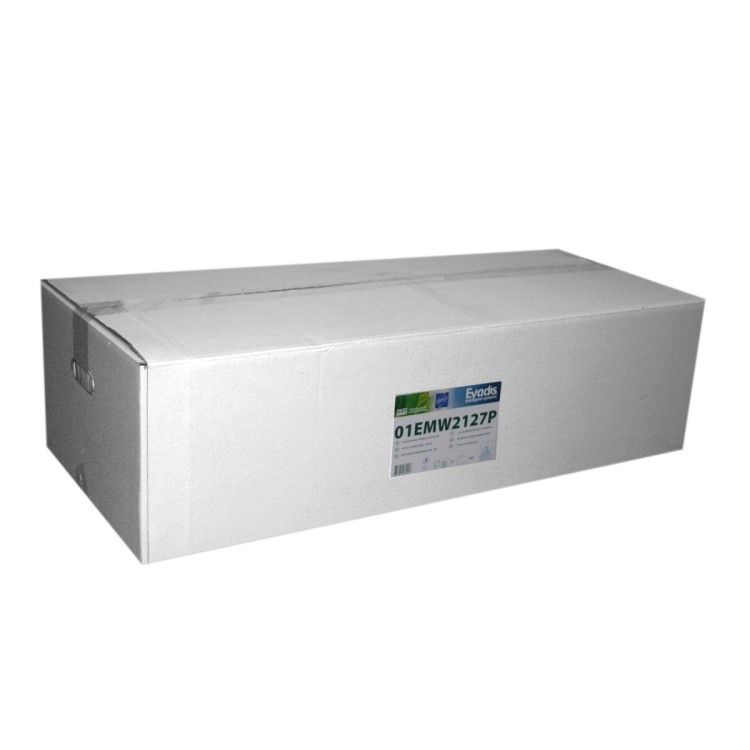 Essuie-main blanc ouate de cellulose 21x34 cm (27 pièces)