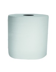 Bobine à dévidage central blanc ouate de cellulose 19,4x30 cm (2 pièces)