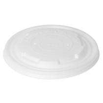 Couvercle pour bol 40/55/95CL rond blanc Ø 12 cm Duni (50 pièces)