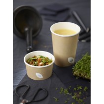 Couvercle pour bol 40/55/95CL rond blanc Ø 12 cm Duni (50 pièces)